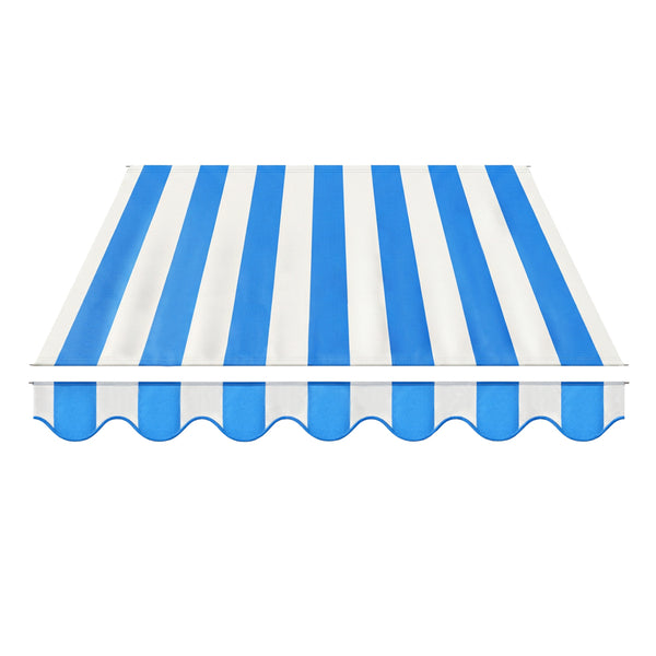 Tessuto di Ricambio per Tenda da Sole Giallo e Bianco 5x3,5 m cod mxl Tessuto di Ricambio per Tenda da Sole Giallo e Bianco 5x3,5 m cod mxl