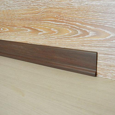 Battiscopa 2mt in PVC semiflessibile Legno scuro