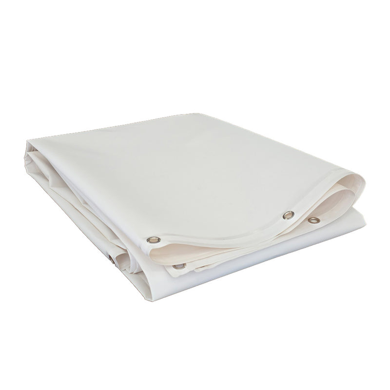 Pvc filtrante su misura bordatura e occhielli