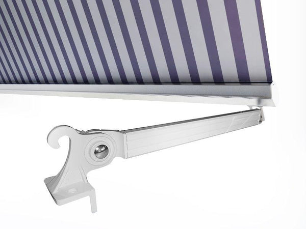Coppia braccetti regolabili in alluminio per tenda da sole - Resta Tendaggi
