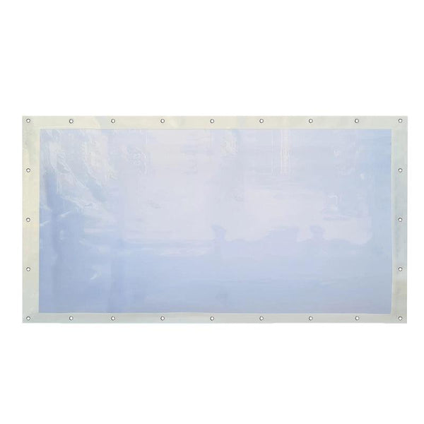 PVC trasparente con rinforzo perimetrale e occhielli - Resta Tendaggi